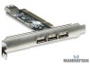 Tarjeta PCI 3 Puertos USB 2.0 externos y 1 puerto interno